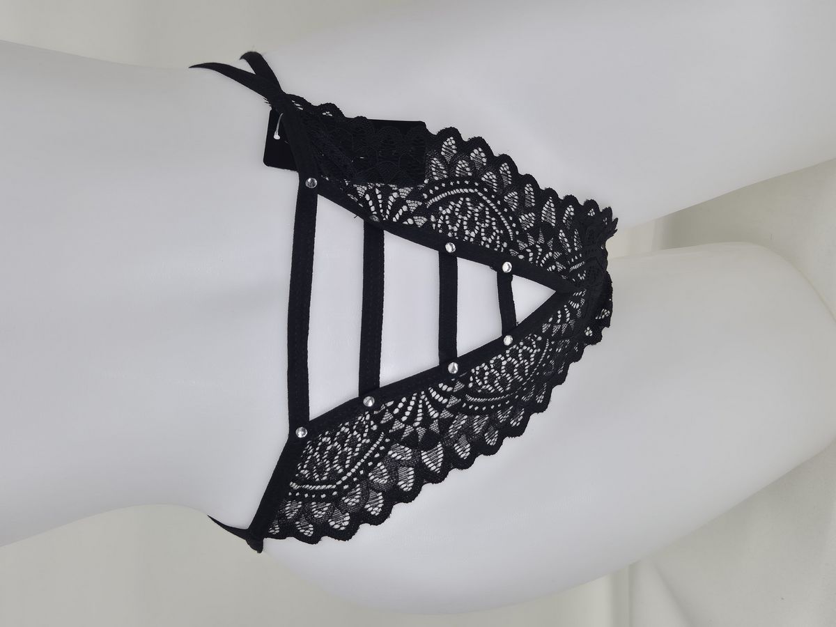 Eloniatr DANTELLİ TAŞ DETAYLI FANTEZİ TANGA